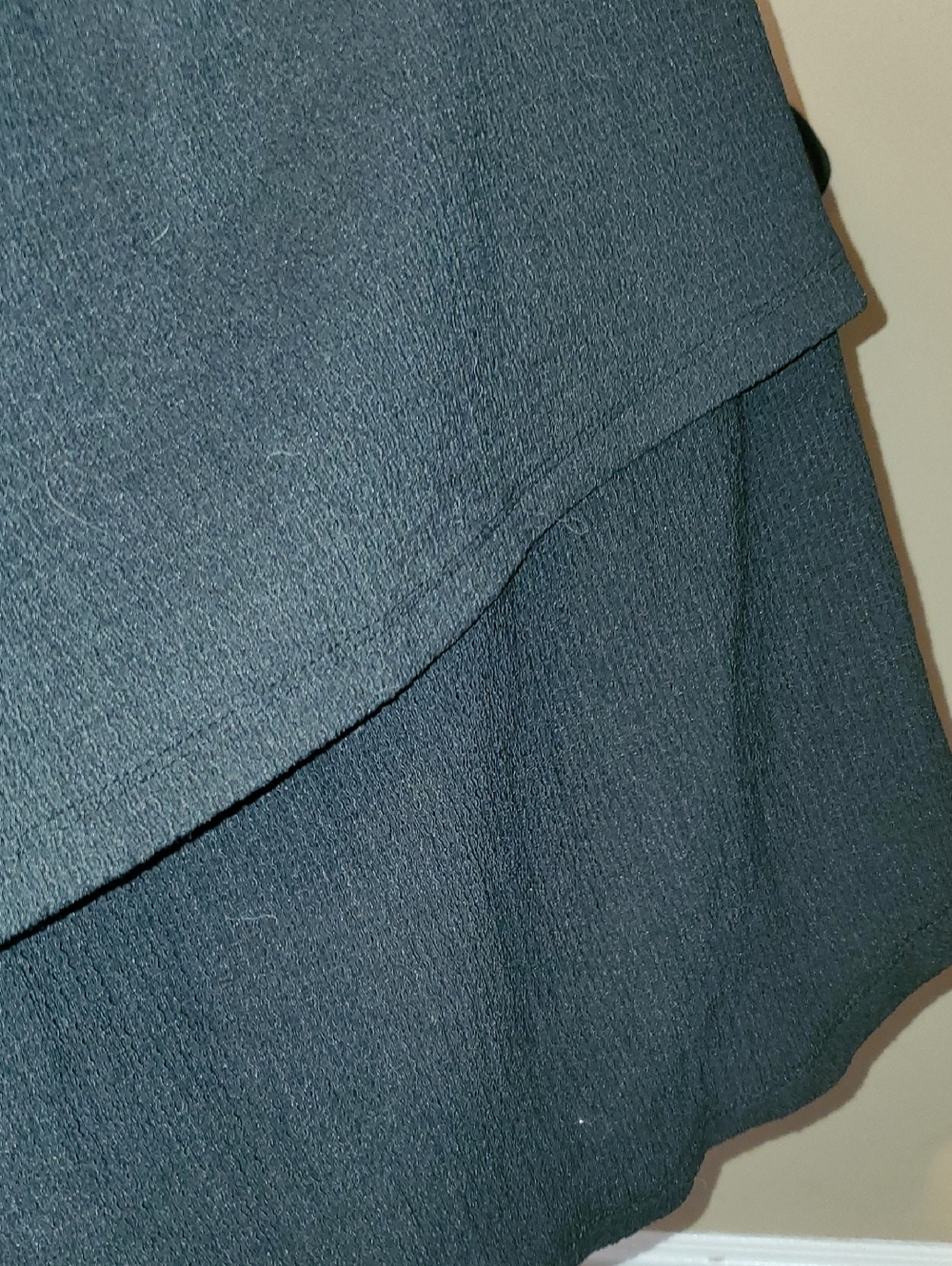 Hannah Schonberg + NA-KD Maxi Jersey Skirt In Black Hi Low Size XL - Picture 6 of 9